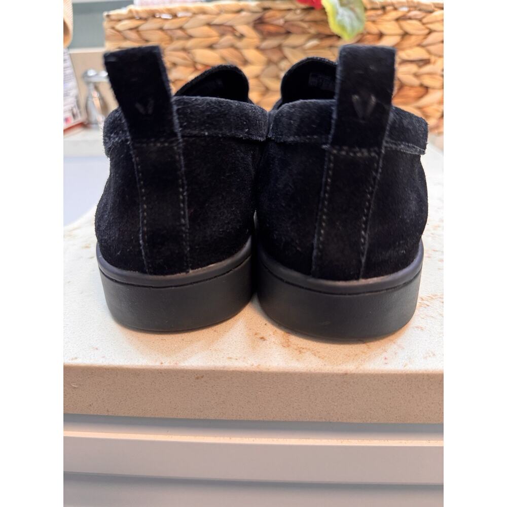 Vionic Uptown Black Suede Penny Loafers Womens 9.5 Orthotic Comfort Shoes - Picture 4 of 7